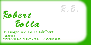 robert bolla business card